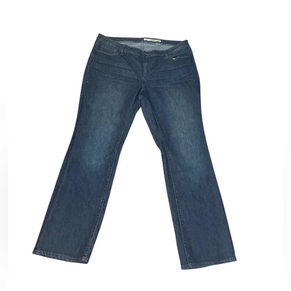 DKNY Women's Boot Cut Jeans in Deep Blue